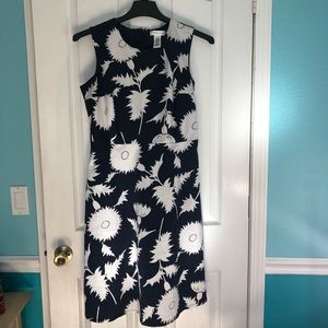 Rare vintage Isaac Mizrahi dress blue floral EUC